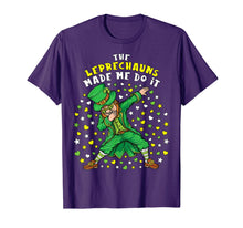Load image into Gallery viewer, The Leprechauns Made Me Do It St Patrick&#39;s Day Leprechaun T-Shirt-556406
