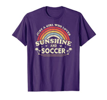 Load image into Gallery viewer, Soccer Shirt. Just A Girl Who Loves Sunshine And Soccer T-Shirt-138368
