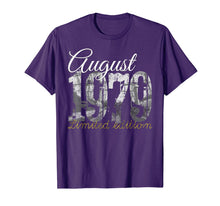 Load image into Gallery viewer, August 1979 Tee - 40 Year Old Shirt 1979 40th Birthday Gift T-Shirt
