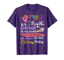 Load image into Gallery viewer, 9th Birthday Tshirt For Girls 9 Years Old Being Awesome Gift T-Shirt-268822
