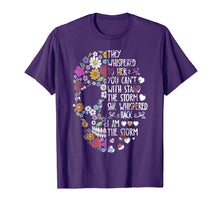 Load image into Gallery viewer, They Whispered To Her Flower Skull Tshirt
