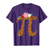 Load image into Gallery viewer, Pi Day Leopard Flower Costume Math Teacher 3.14 Gift T-Shirt-953279

