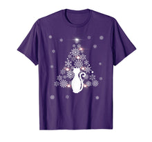 Load image into Gallery viewer, Christmas Tree Cat Kitten for Winter Holidays Cool Design T-Shirt
