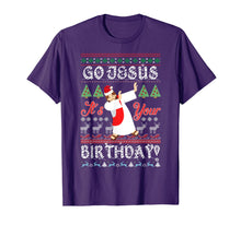 Load image into Gallery viewer, Go Jesus Its Your Birthday Ugly Christmas Sweater Xmas Gift T-Shirt
