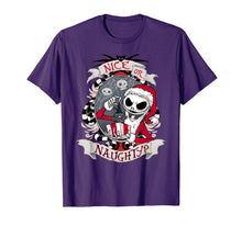 Load image into Gallery viewer, Nice or naughty Nightmare Before xmas scary gift T-Shirt
