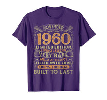 Load image into Gallery viewer, Vintage 59 Years Old November 1960 59th Birthday Gift Ideas T-Shirt
