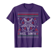 Load image into Gallery viewer, Hail Santa Ugly Christmas Sweater T-Shirt-2196243
