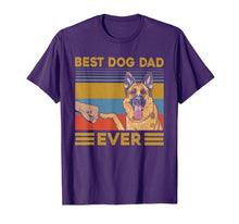 Load image into Gallery viewer, Best Dog Dad Ever German Shepherd Retro Vintage T-Shirt-585502
