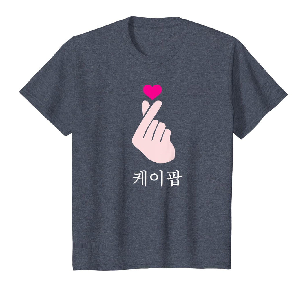 K-Pop Hand Symbol Kpop Heart Korean Music Gift T-Shirt