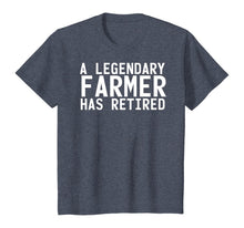 Load image into Gallery viewer, A LEGENDARY FARMER HAS RETIRED Funny Retirement Farming Gift T-Shirt
