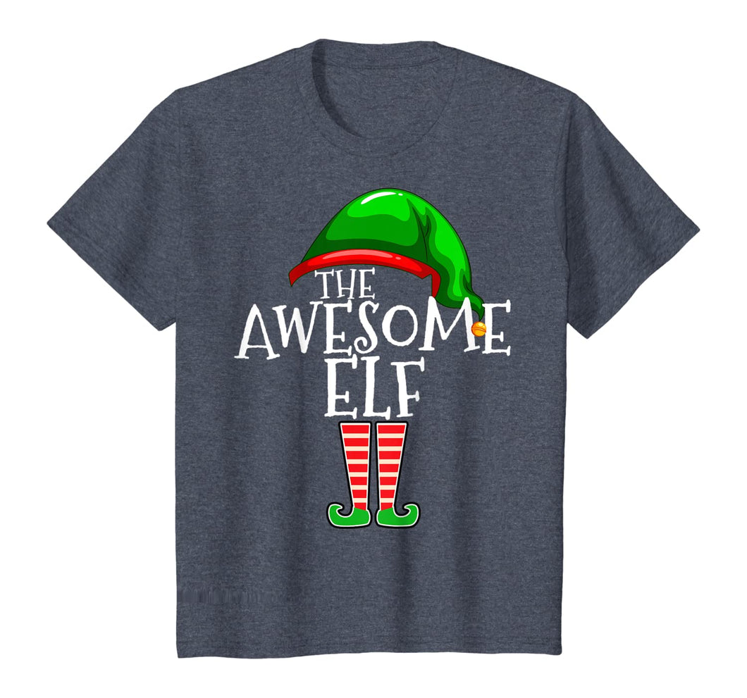 Awesome Elf Group Matching Family Christmas Gift Holiday T-Shirt