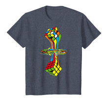 Load image into Gallery viewer, AWESOME GRAPHIC MELTING RUBIK RUBIX RUBICS CUBE Solved Rubik T-Shirt
