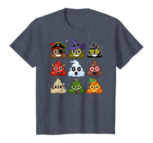 Load image into Gallery viewer, Halloween Poop Emojis Funny T-Shirt
