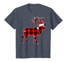 Load image into Gallery viewer, Moose Red Buffalo Plaid Christmas Matching Family Xmas Gift T-Shirt
