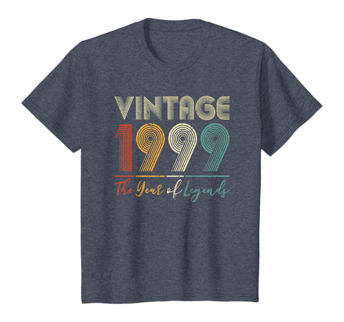 Vintage 1999 21st Birthday Gift Ideas Men Women Him Her T-Shirt-66532