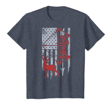 Load image into Gallery viewer, Bow Hunting Deer Flag T-Shirt for Men Or Women Hunters-145715
