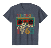 Load image into Gallery viewer, March 1965 Limited Edition Vintage Gifts 55th Birthday T-Shirt-407294
