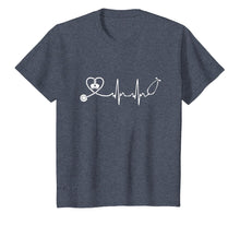 Load image into Gallery viewer, Nurse Stethoscope Heartbeat T-Shirt

