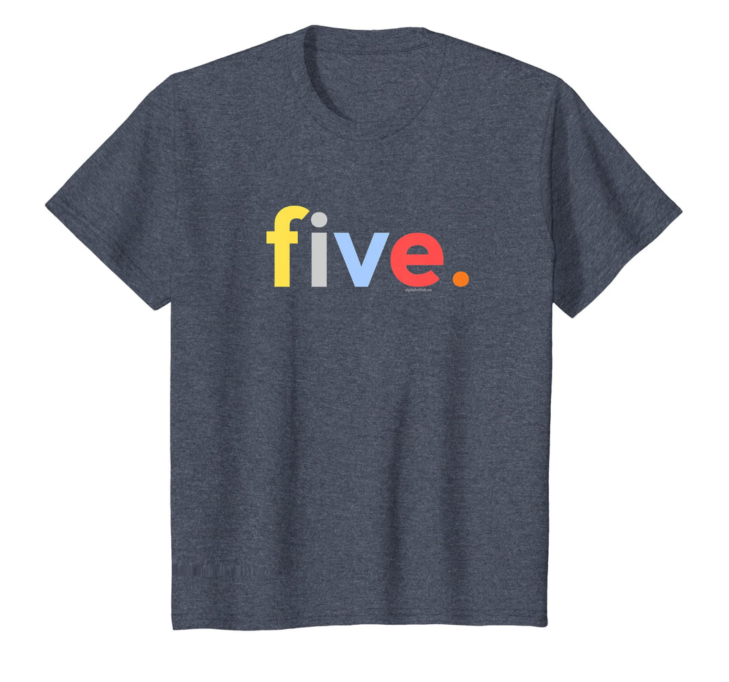 Kids 5th Birthday Shirt for Boys 5 Five | Age 5 Gift Ideas