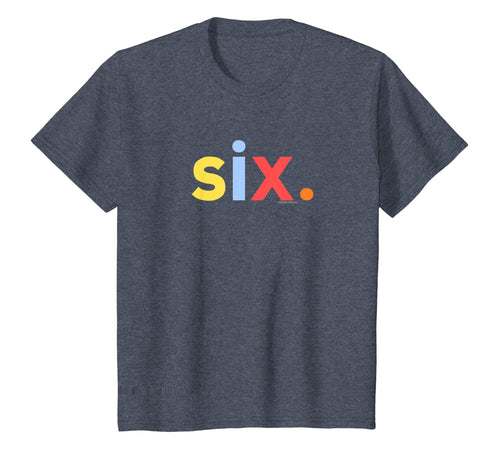 Kids 6th Birthday Shirt for Boys 6 Six | Age 6 Gift Ideas