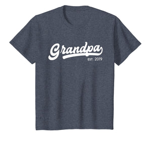 Grandpa Est 2019 New Grandpa Gift Father's Day T-Shirt