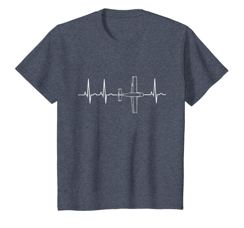 Airplane Pilot Shirt Pilot Heartbeat T-Shirt Flying Gift Tee
