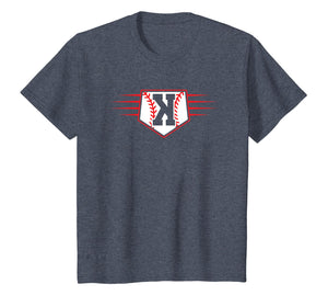 Backwards K Baseball Pitcher Strikeout T-Shirt