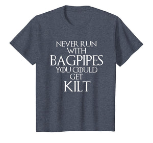 Funny Scottish Bagpipe Kilt Scotland Pride Gift T-Shirt