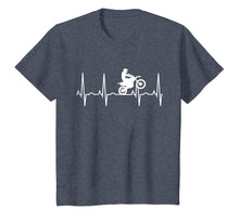 Load image into Gallery viewer, Dirt Bike Heartbeat Shirt - Best Shirt for Dirt Bike Riders
