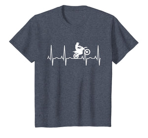 Dirt Bike Heartbeat Shirt - Best Shirt for Dirt Bike Riders