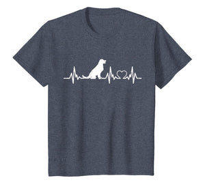 Golden Retriever Heartbeat Love My Golden Retriever T-Shirt