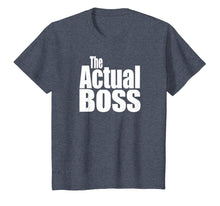 Load image into Gallery viewer, Funny Matching Coordination Family The Actual Boss Tshirts
