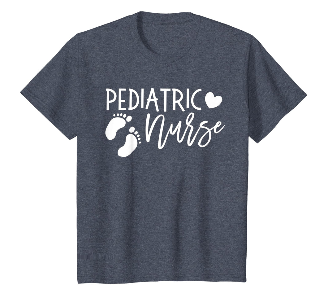 Pediatric Nurse PEDS Shirt Footprints Nursing Student PICU