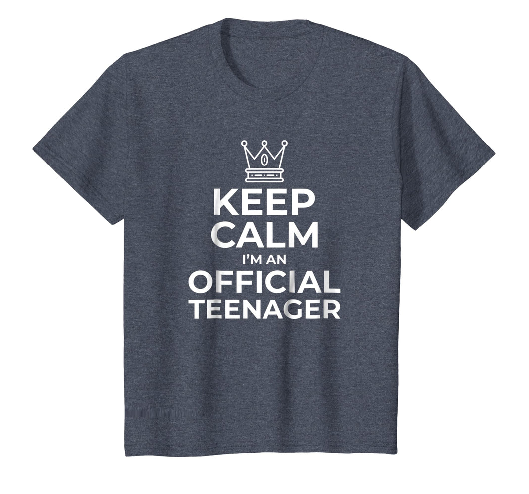 Keep Calm Birthday Official Teenager T-Shirt 13th Funny Boy