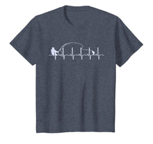 Load image into Gallery viewer, Fly Fishing Heartbeat Fish EKG Trout Fishing T-shirt
