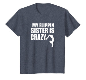 Brother Sister Gymnastics Tumbling Cute Gymnast Flip T-Shirt