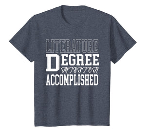 Literature Degree T-Shirt for College Graduation Gift Tee