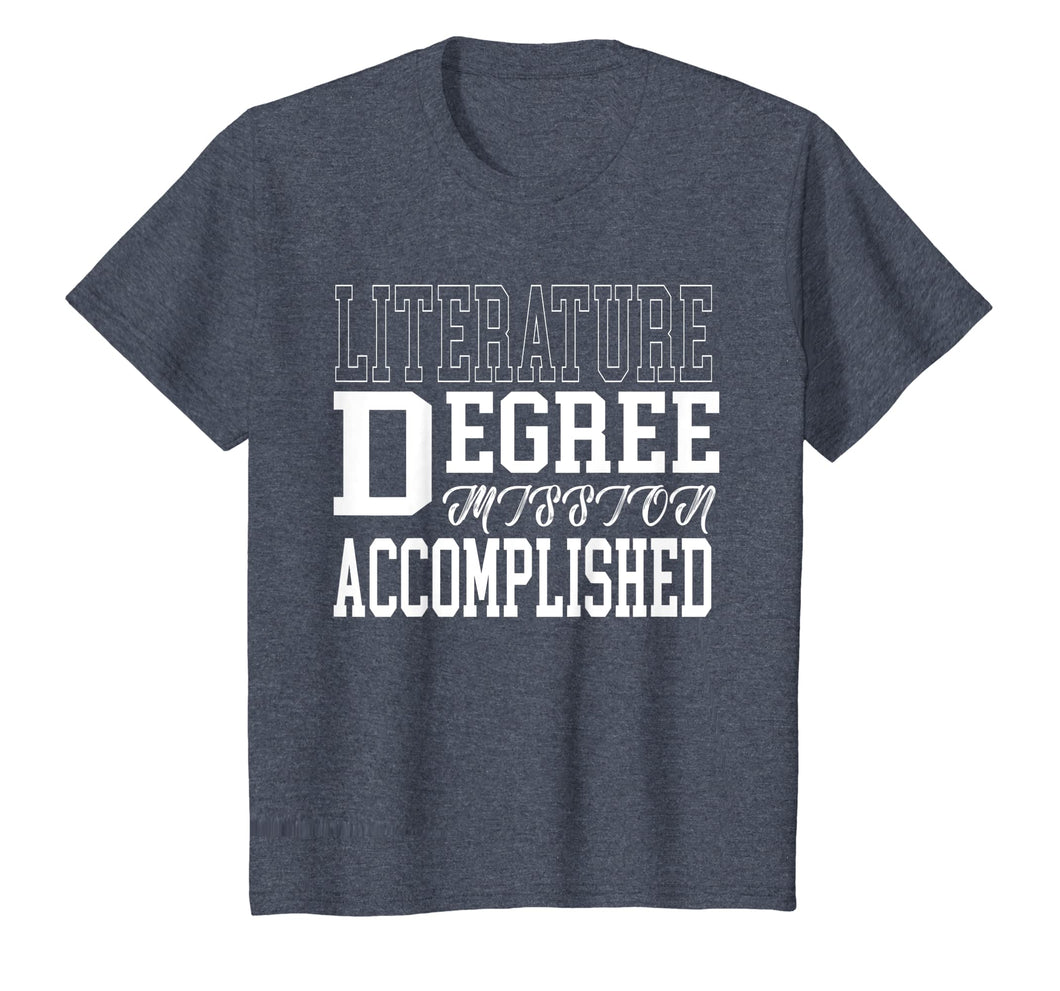 Literature Degree T-Shirt for College Graduation Gift Tee