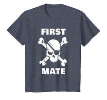 Load image into Gallery viewer, First Mate Pirate Shirt. Nautical Sailing Cruise Ship Shirts
