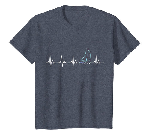 Sailing Heartbeat Funny Sailboat T-Shirt