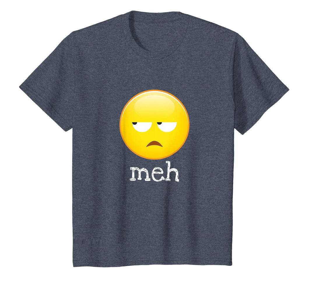 Meh Bored Emoji Face T-Shirt