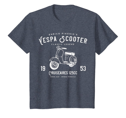 Vintage Piaggio Scooter 1953 125cc T Shirt Original Design