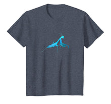 Load image into Gallery viewer, Praying Mantis Rustic Blue T-Shirt

