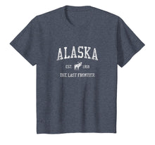 Load image into Gallery viewer, Alaska T-Shirt Vintage Sports Design Alaskan Moose Tee
