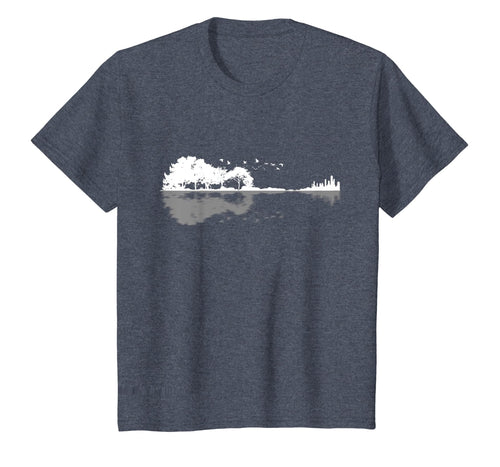 Nature Guitar Reflection Guitar T-Shirt