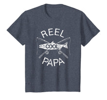 Load image into Gallery viewer, Father&#39;s Day Gifts T-Shirt Fishing Reel Cool Papa Dad FUNNY
