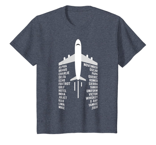 Phonetic Alphabet T-Shirt | Aviation Pilot Airplane Shirt