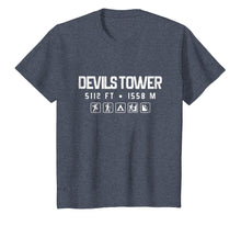 Load image into Gallery viewer, Devils Tower, Wyoming Mountain Shirt
