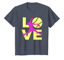Load image into Gallery viewer, LOVE Softball Teen Girls Women T-shirt
