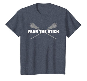 Lacrosse Fear the Stick LAX Practice Lacrosse Coach Gift